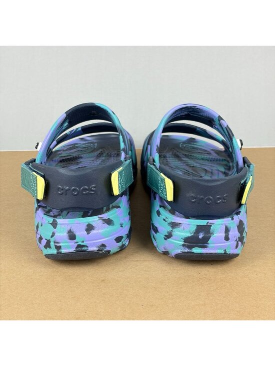 Crocs All Terrain Marbled Sandals Mens 12 Purple Teal Adjustable Sport Casual main image 4